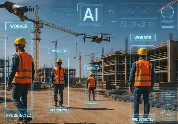 انقلاب ایمنی کارگاه: نقش هوش مصنوعی (AI) در تشخیص خطر و تضمین PPE در ساخت و ساز